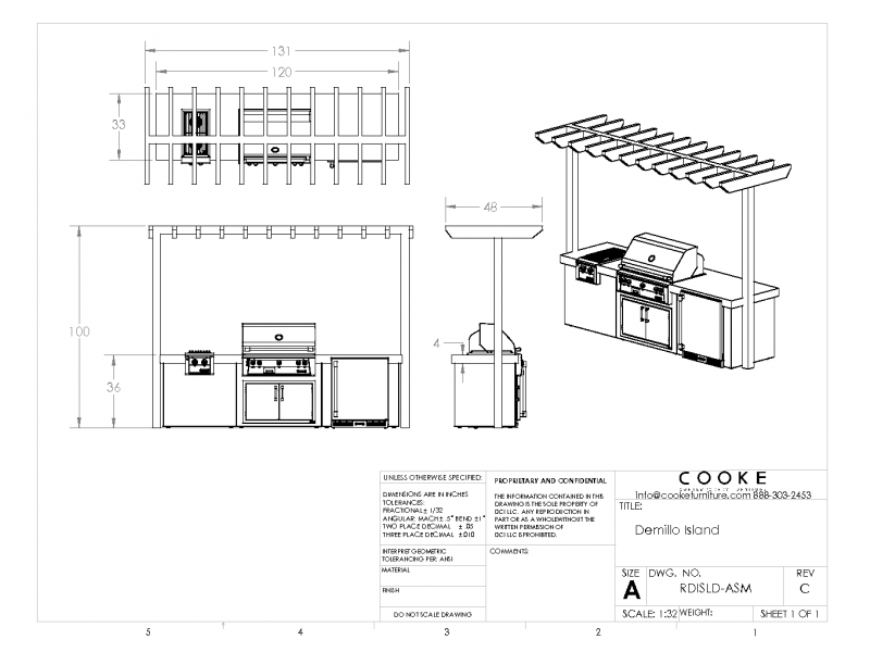 Montecito BBQ Island Ver 3