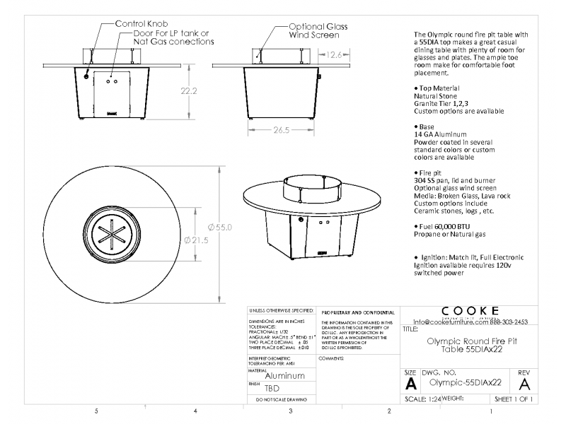 Olympic 55Dx21 Product Specification