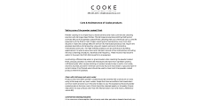 Care and Maintenance of COOKE Products