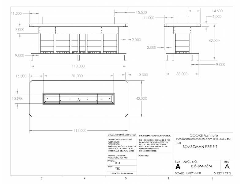 Long Beach Open Base 44x144x42