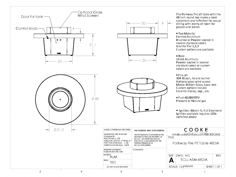 Parkway 48DIAx21 Specification