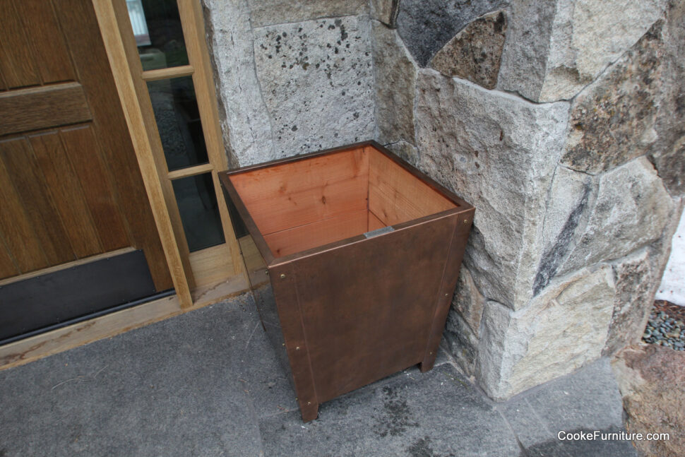 Custom Copper Planter