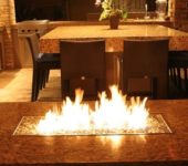 COOKE XL granite Balboa fire pit table, built to your exact specifications.