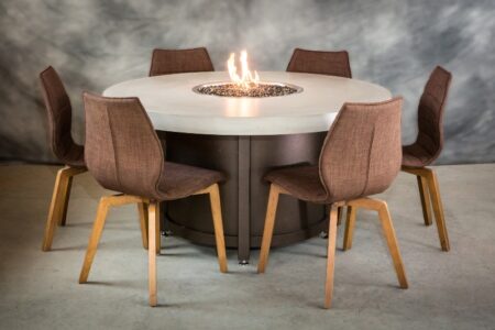 Colorado Dining height fire pit table