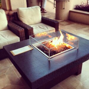 Balboa Fire Pit Table at Four Seasons Lanai