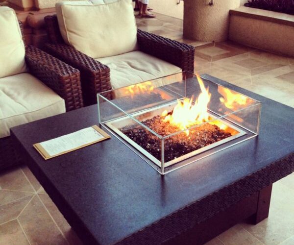 Balboa Fire Pit Table at Four Seasons Lanai