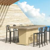 Grand View fire pit table by Cooke