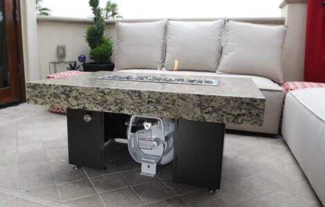 Hidden Propane tank fire pit