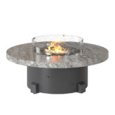 Mammoth round chat height fire pit table