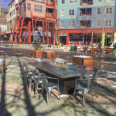 Grand View fire pit table