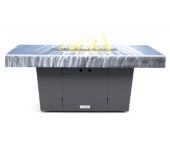 COOKE Palisades 52 x 36 with 4 inch top, Brushed Top, Grey Base