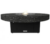 COOKE Santa Barbara 48 Round, Black Pearl Granite Top and Black Base