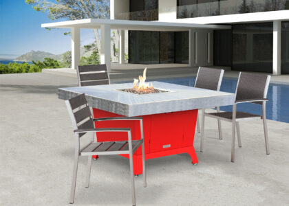 Fire Pit Dining Table