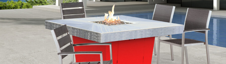 Fire Pit Dining Table