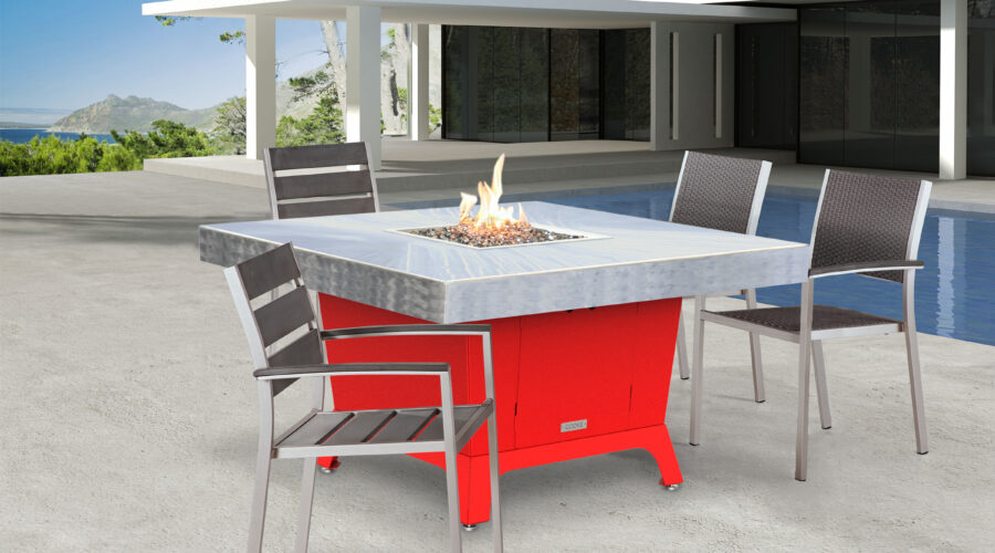 Fire Pit Dining Table