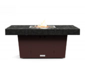 Palisades 48 x 36 with 4 inch edge, Granite Top and Dark Cherry Base