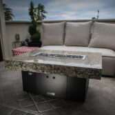 COOKE Santa Barara 40 x 30 Granite Top and Black Base
