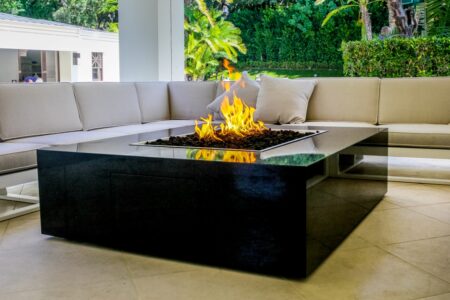 COOKE fire pits are built with precision cut one-piece surfaces.