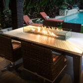 Brushed Stainless Steel Top with Premium 3/8
