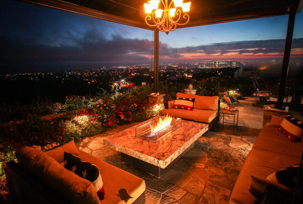 Personalized Stone Fire Pit Tables