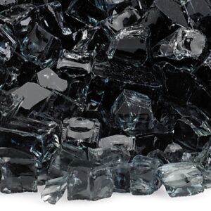 Black 1/2' Fireglass
