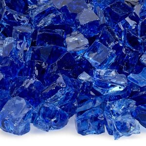 Cobalt Blue 1/2' Fireglass