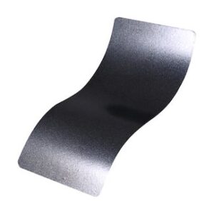 Devil Dust - a very dark charcoal that has a heavy amount of white and silver sparkle in the light. It is a semi-gloss polyester powder coat metallic.
