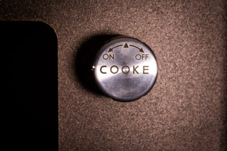 Stainless steel control knob