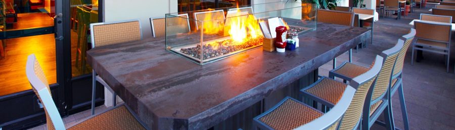 Cooke Santa Monica Fire Pit Table