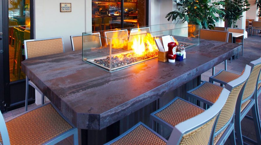 Cooke Santa Monica Fire Pit Table