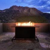 bar height fire pit pit table
