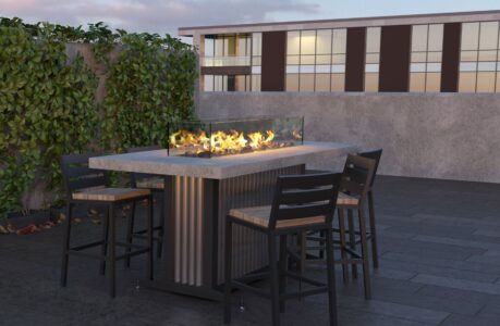 Santa Monic fire pit table