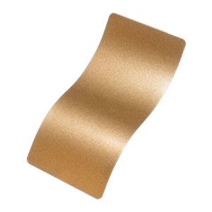 Spanish Gold - a true gold with a heavy metallic flake. This color is an epoxy metallic powder coat with a semi-gloss finish.