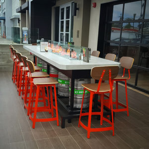 COOKE Long Beach community fire pit table