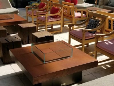 Copper Fire Pit Table by COOKE