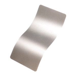 Johnny 5 Silver - a slightly dull, heavy metallic silver. This color is a polyester metallic powder coat and has a glossy finish.