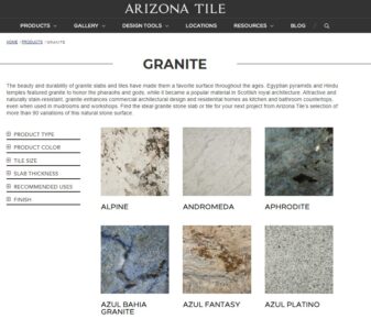 Arizona Tile slab Yard