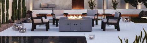 Costa Mesa Cover Fire Pit Table