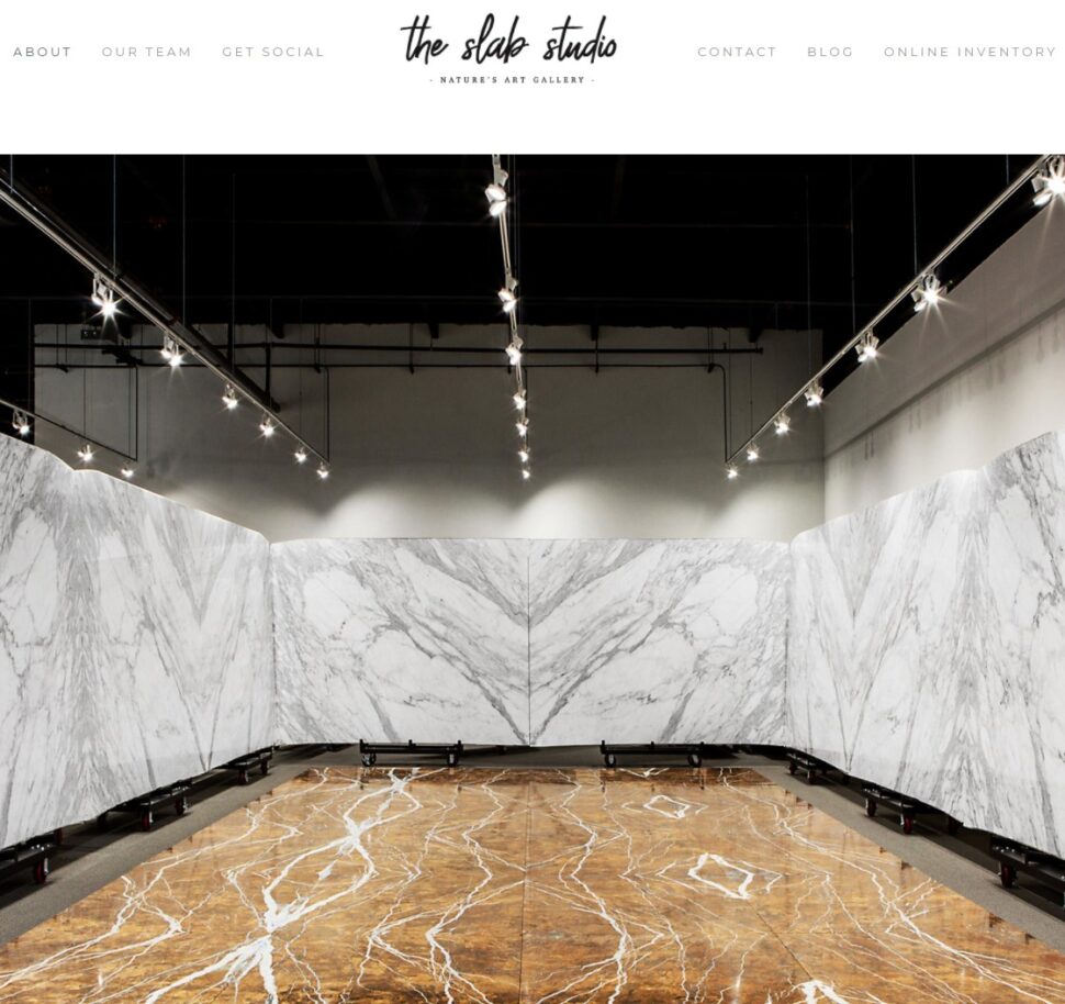 Visit the slab studio 