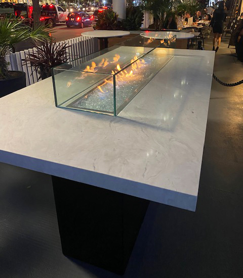 Cooke Bar Height Fire Pit Table 1