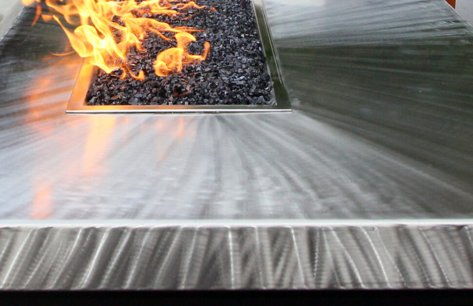 Cooke Brushed Stainless Steel Table Top